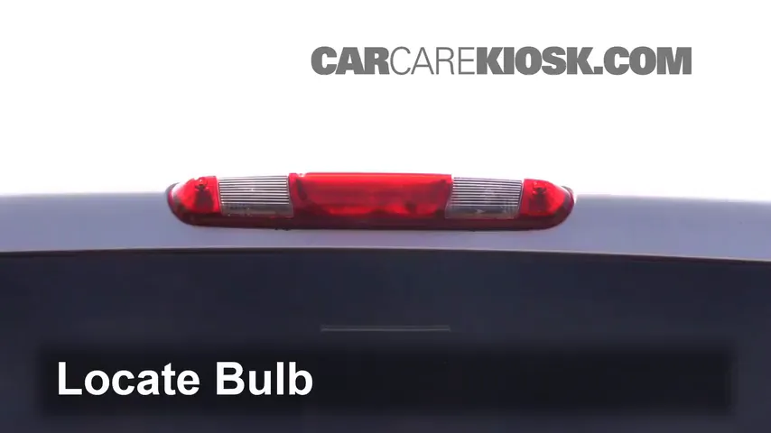 2008 Chevrolet Silverado 2500 HD LT 6.0L V8 Crew Cab Pickup (4 Door) Lights Center Brake Light (replace bulb)